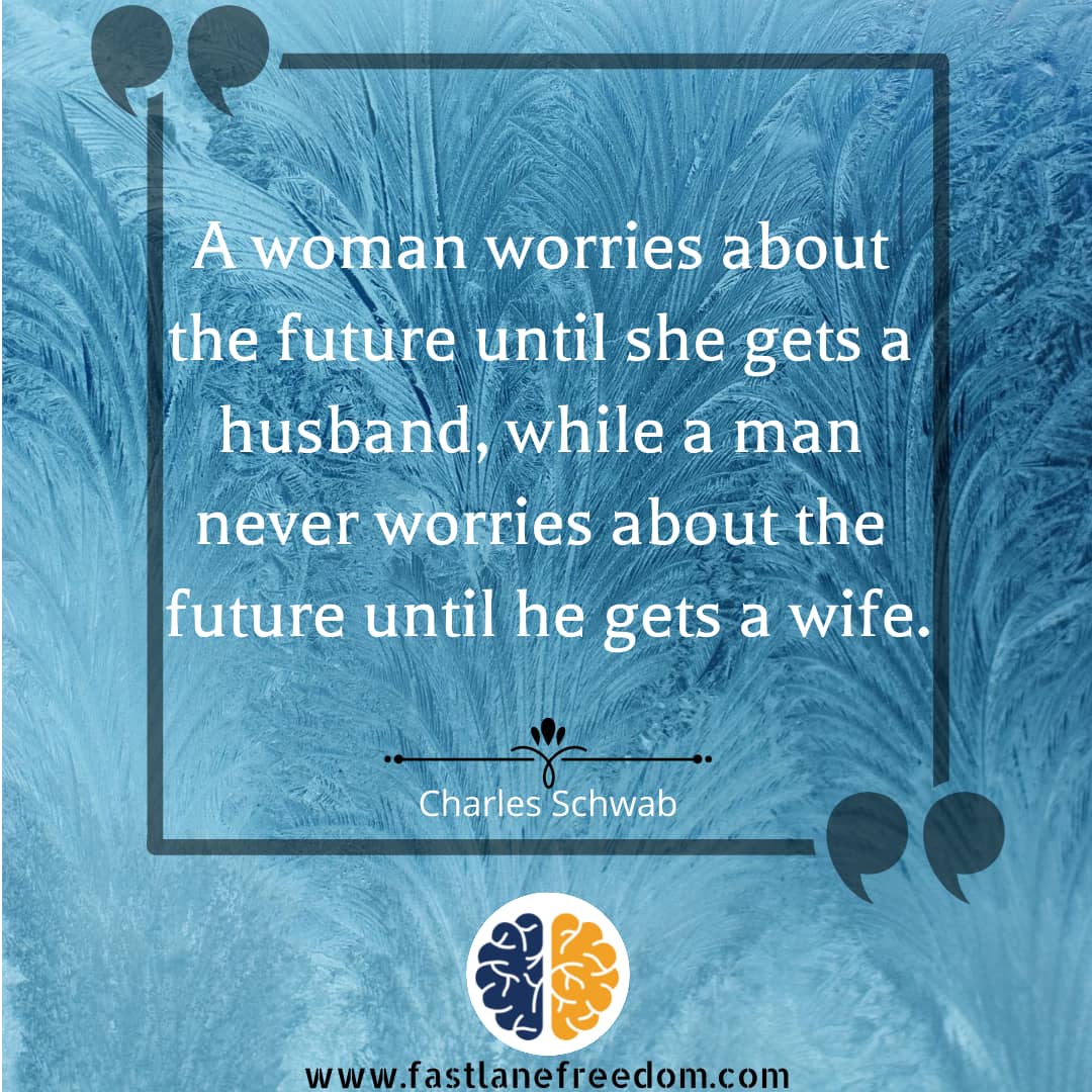worry of a man and woman